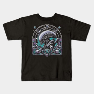 Xenomorph Alien Art Nouveau Kids T-Shirt